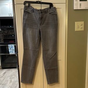 Talbots Women's Straight Leg Gray Jeans